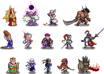 pixel art for rpg